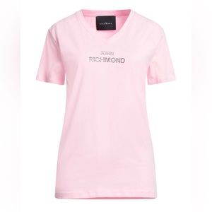 John Richmond women pink color size S Tshirt